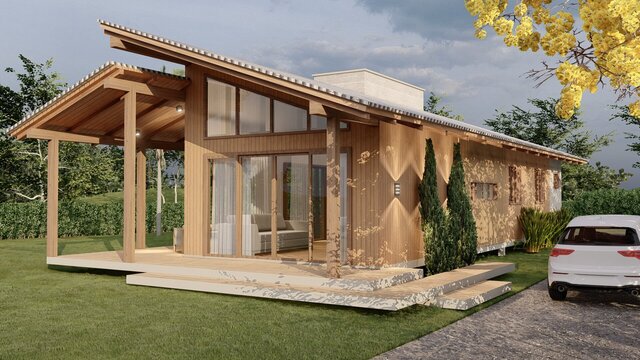 3D model of Country house