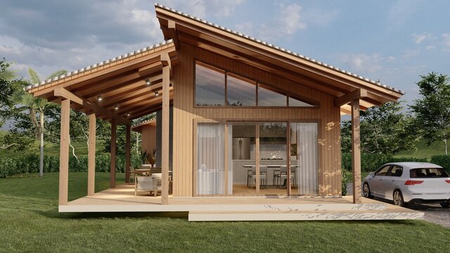 3D model of Country house