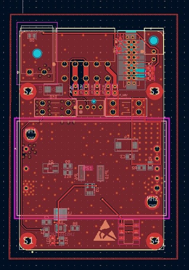 4-Layer Power Distribution Board: PCB Design Review and DFM – image 3 of 7