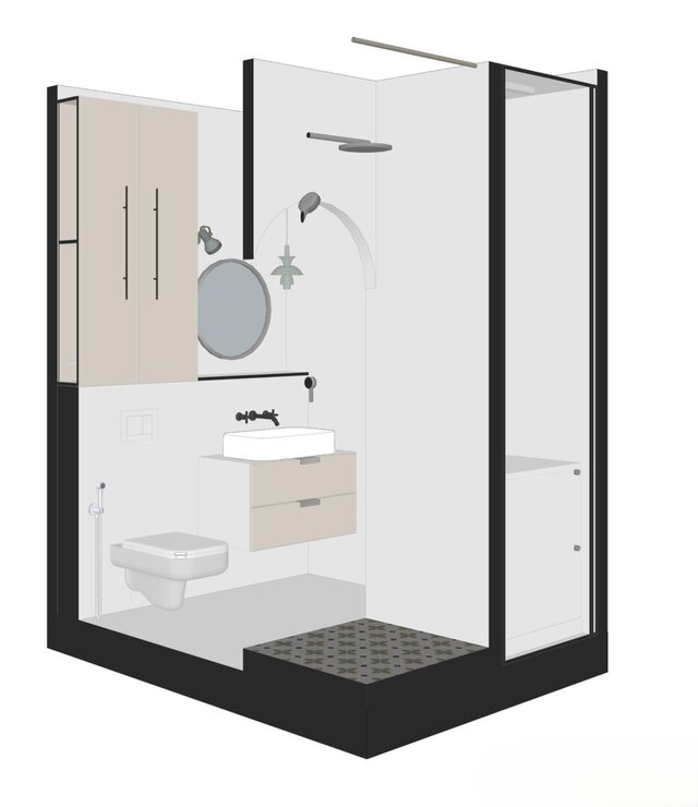 One-Room Studio Apartment Working Documentation (33 sq.m) – image 3 of 4