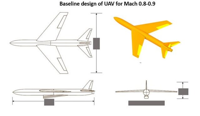 3D model of aircraft