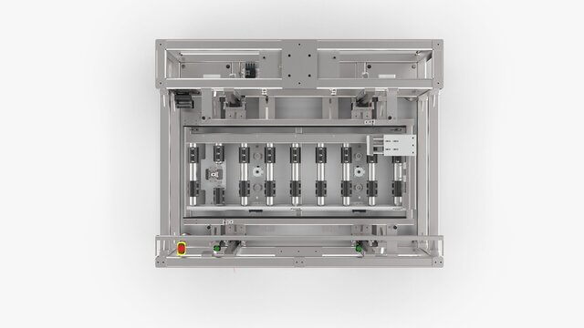 3D model of Heavy-Duty Chain Lift Conveyor System | Industrial Automation | CAD Design | heavy load chain lifting system
