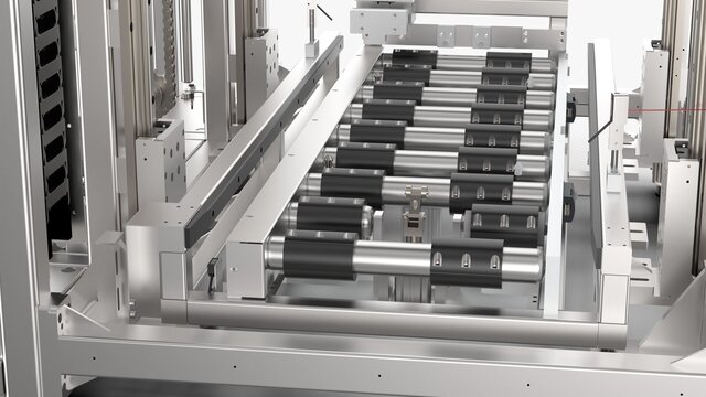3D model of Heavy-Duty Chain Lift Conveyor System | Industrial Automation | CAD Design | heavy load chain lifting system