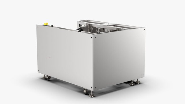 3D model of Heavy-Duty Chain Lift Conveyor System | Industrial Automation | CAD Design | heavy load chain lifting system