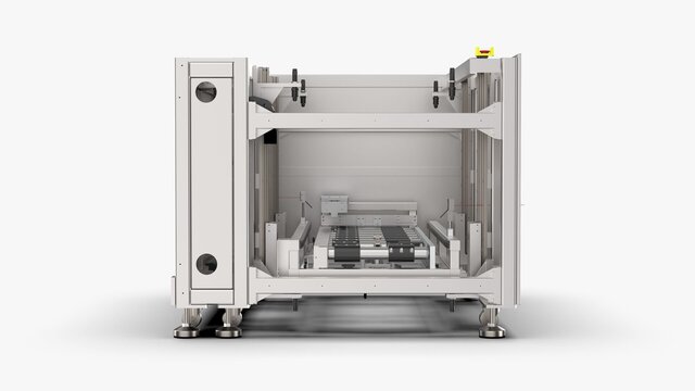 3D model of Heavy-Duty Chain Lift Conveyor System | Industrial Automation | CAD Design | heavy load chain lifting system