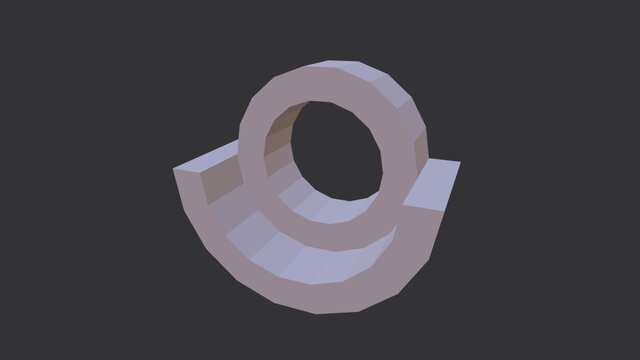 C-Shaped Double Ring Bracket – image 5 of 5