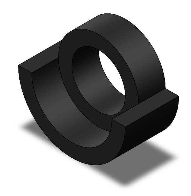 C-Shaped Double Ring Bracket – image 2 of 5