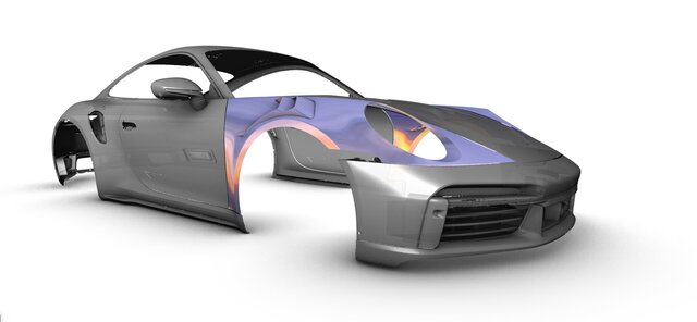 Porsche 911 custom wing