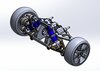 Solid Works Car suspension design design by sarmadj