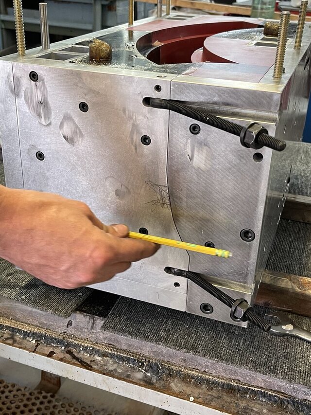 3D model of Production Tooling Design | Custom Concrete Oven