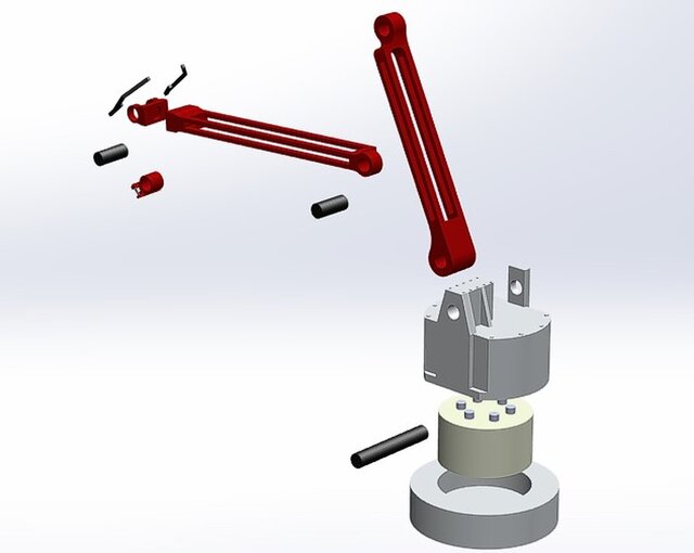 3-Axis Robotic Arm – Mechanical Design & Exploded Assembly - download ...