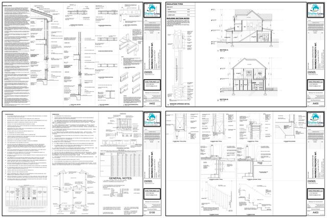 3D model of PERMIT PLANS SET FOR SINGLE FAMILY RESIDENCE - GA.