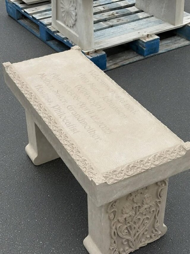 Iris Memorial Bench – image 3 of 3