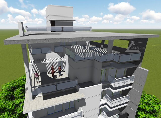 Design of a 10 Storied Apartment Building in Uttara, Dhaka. – image 20 of 25