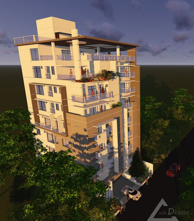 Design of a 10 Storied Apartment Building in Uttara, Dhaka. – image 25 of 25