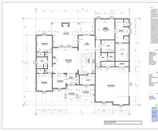 Modern Farmhouse Spec Plan, 2,413 SF – image 3 of 7