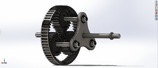 3D model of Planetary Gear Assembly