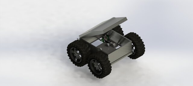 3D model of dual-powered-tire-inflating-system