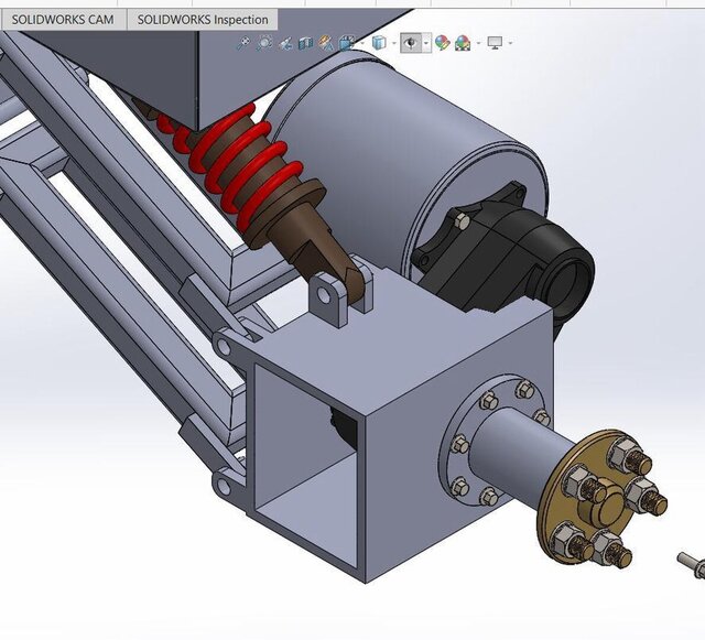 3D model of dual-powered-tire-inflating-system