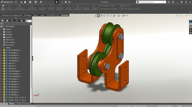 Steel support