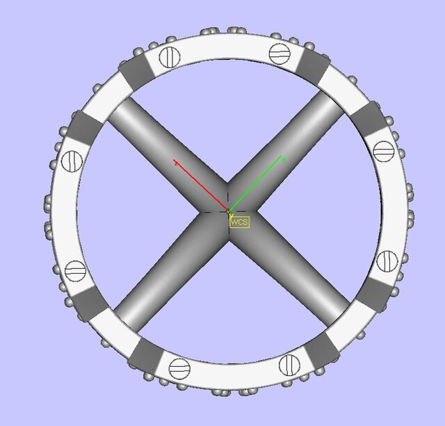 3D model of STL for gold casting