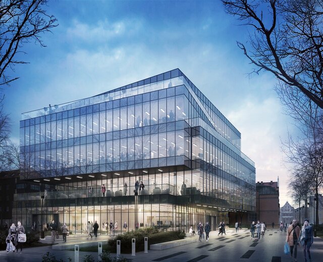 3D model of Vilnus Office Building