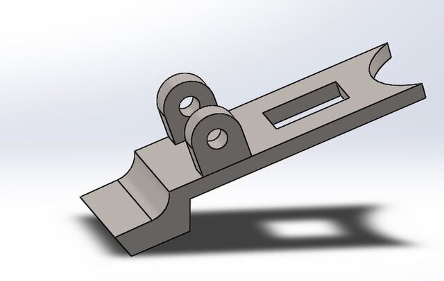 3D model of Folding bicycle and subparts