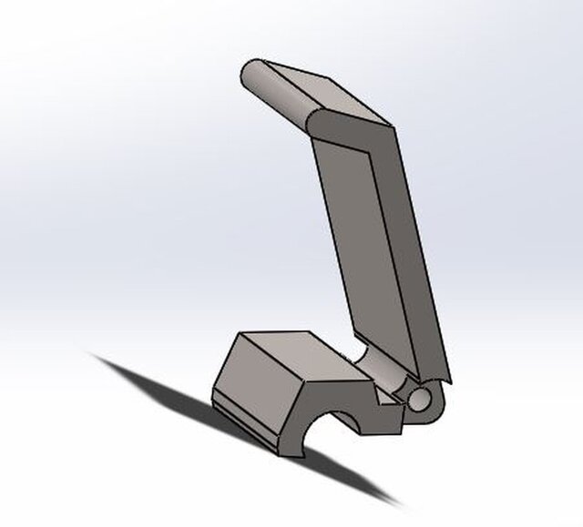 3D model of Folding bicycle and subparts