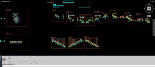 3D model of Commercial & Residential Glass & Steel Railing System Drawings