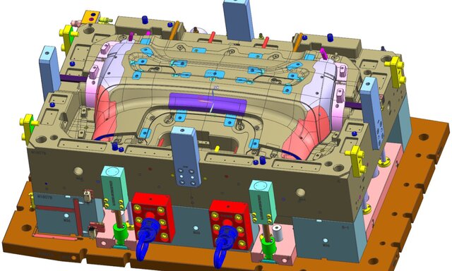 3D model of Precision Injection Mold Design & Tooling Engineering