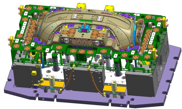 3D model of Precision Injection Mold Design & Tooling Engineering