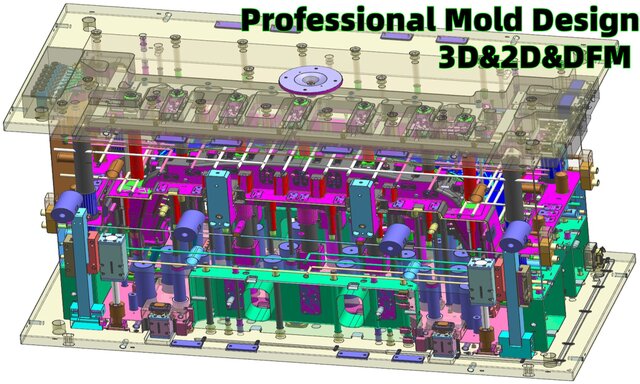 3D model of Precision Injection Mold Design & Tooling Engineering