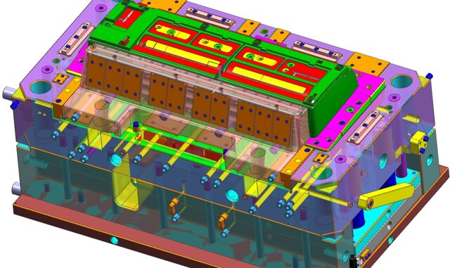 3D model of Precision Injection Mold Design & Tooling Engineering