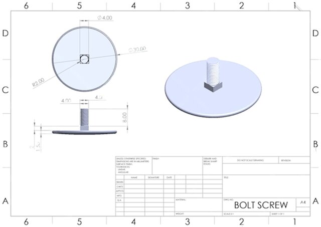 3d mechanical drawings and models