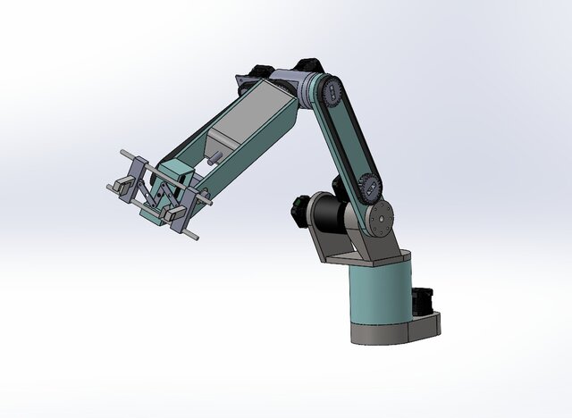 3D model of Industrial Robotics Through Mechanical Design