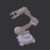Industrial Robot Arm 3D modeling