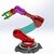 Industrial Robot Arm 3D modeling