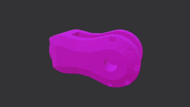 3D model of Industrial Robot Arm 3D modeling