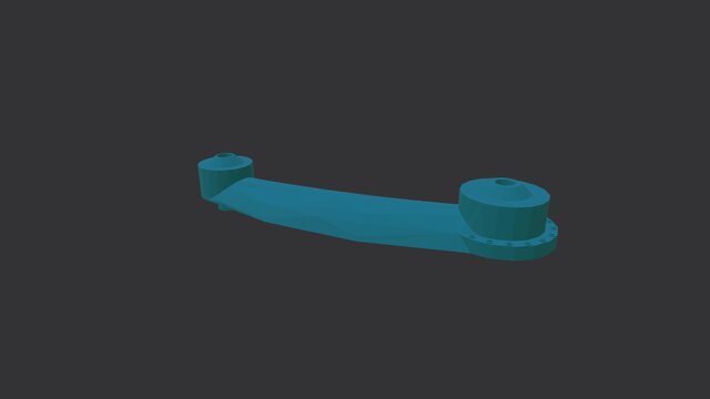 3D model of Industrial Robot Arm 3D modeling