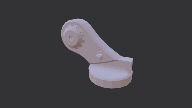 3D model of Industrial Robot Arm 3D modeling
