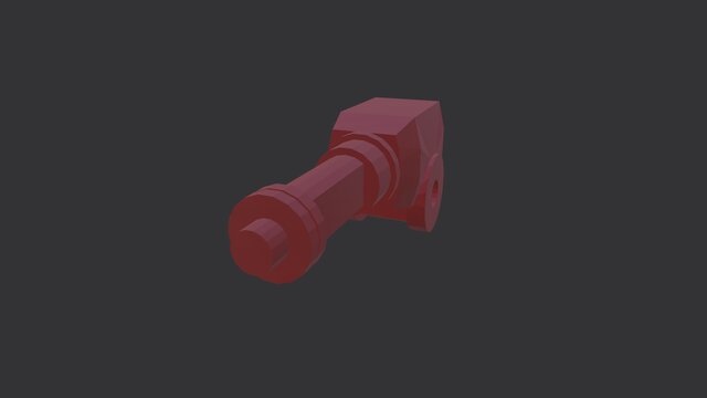 3D model of Industrial Robot Arm 3D modeling