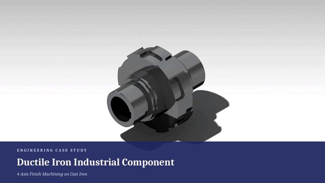 Industrial Cast Iron Component for Manufacturing