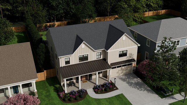 American Suburban House – Photoreal 4K Exterior & Interior Renders (sample project) – image 6 of 6