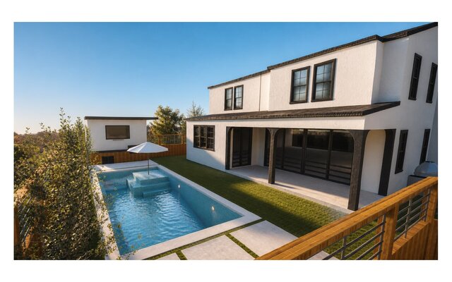 Residential Pool Design Portfolio | Day/Night Renders & Permit Plans
