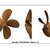 5 BLADE PROPELLER (LH) 200 PAX  D - 90 mm