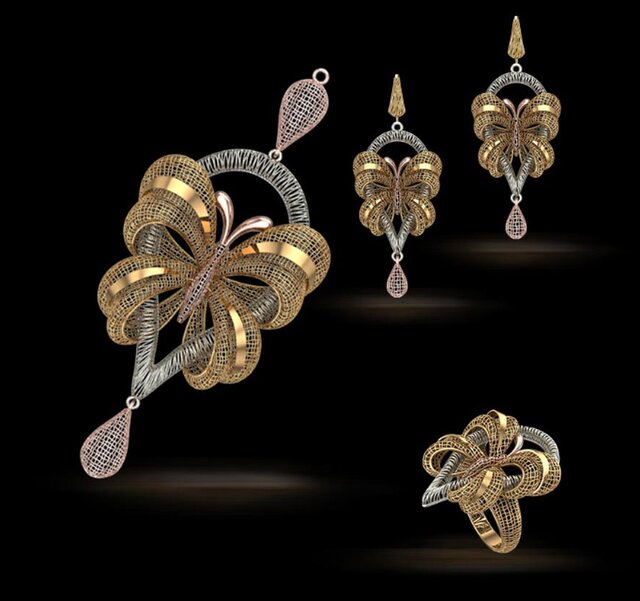 3D model of turkish jewelry design -3D CAD Model