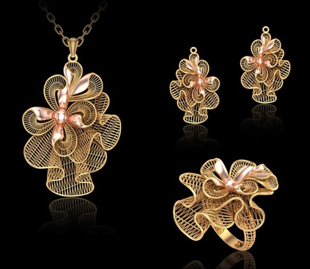 turkish jewelry design -3D CAD Model