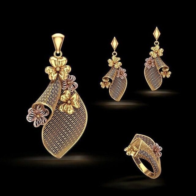 3D model of turkish jewelry design -3D CAD Model