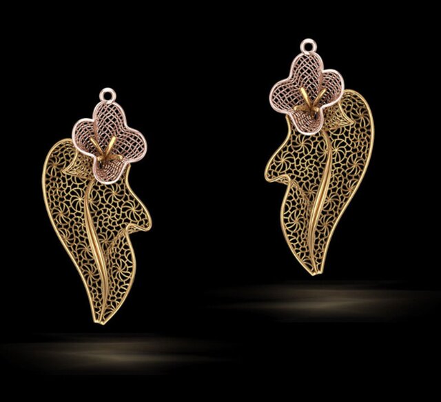 3D model of turkish jewelry design -3D CAD Model