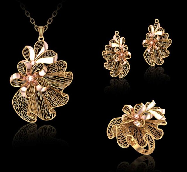 3D model of turkish jewelry design -3D CAD Model
